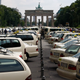 Mercedes station wagons as taxis in Berlin.
